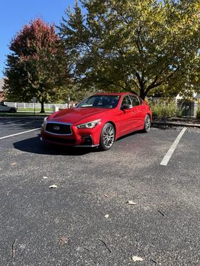 Red 2018 INFINITI Q50 3.0t Red Sport 400