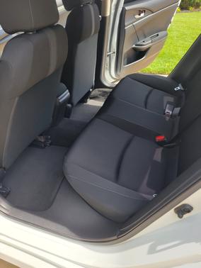 White 2020 Honda Civic LX