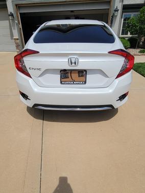 White 2020 Honda Civic LX