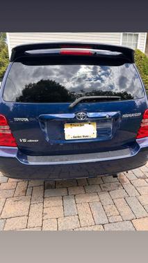 Blue 2003 Toyota Highlander Limited