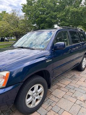 Blue 2003 Toyota Highlander Limited