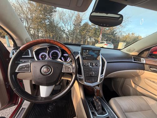Red 2010 Cadillac SRX Premium Collection