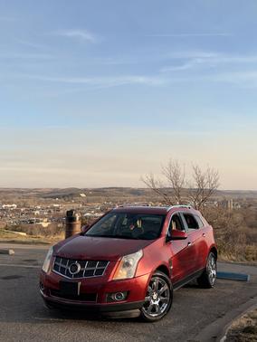 Red 2010 Cadillac SRX Premium Collection