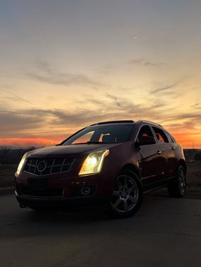 Red 2010 Cadillac SRX Premium Collection