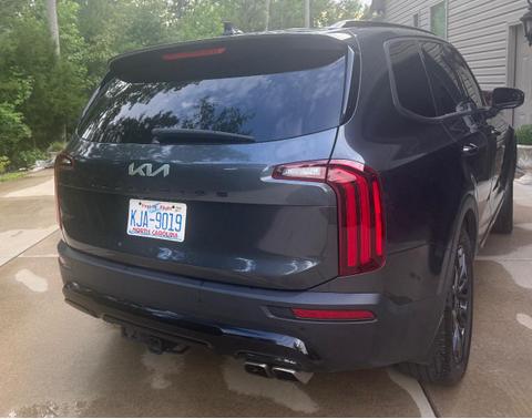Gray 2022 Kia Telluride SX