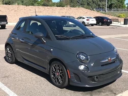 Gray 2018 FIAT 500 Abarth