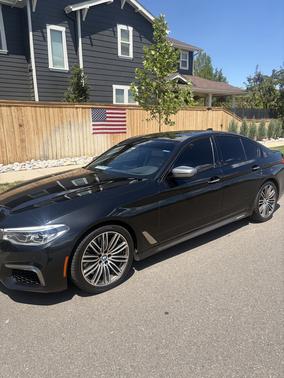 Black 2018 BMW M550 i xDrive