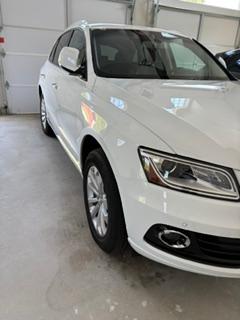 White 2015 Audi Q5 2.0T Premium Plus