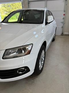 White 2015 Audi Q5 2.0T Premium Plus