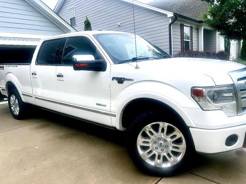 White 2014 Ford F-150 Platinum