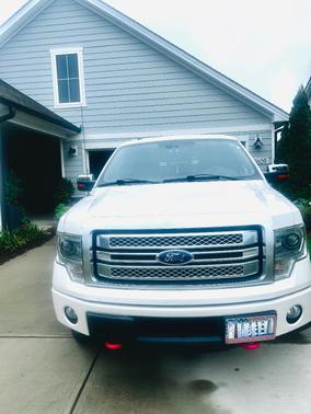 White 2014 Ford F-150 Platinum