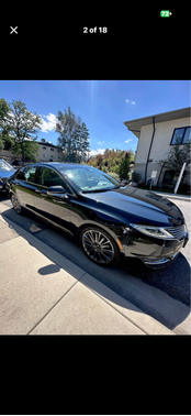 Black 2013 Lincoln MKZ Base