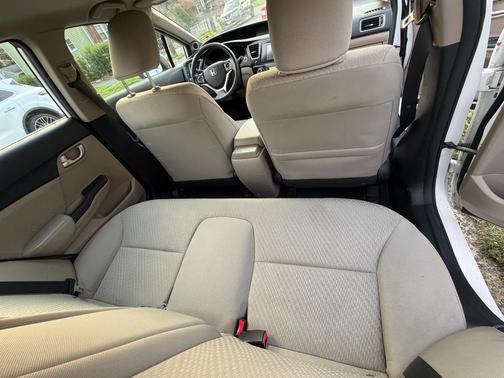 White 2014 Honda Civic EX