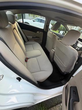 White 2014 Honda Civic EX