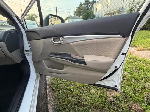 White 2014 Honda Civic EX