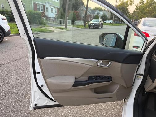 White 2014 Honda Civic EX