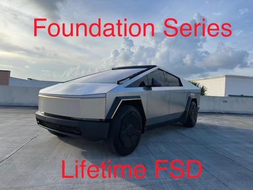 Silver 2024 Tesla Cybertruck Cyberbeast