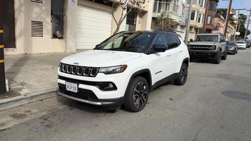 White 2023 Jeep Compass Limited