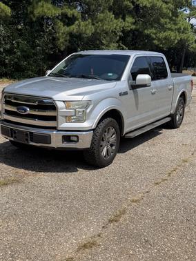Silver 2015 Ford F-150 Lariat