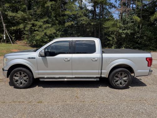 Silver 2015 Ford F-150 Lariat