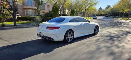 White 2017 Mercedes-Benz AMG S 63 4MATIC