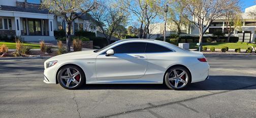 White 2017 Mercedes-Benz AMG S 63 4MATIC