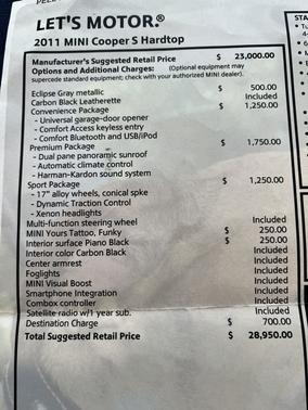 Gray 2011 MINI Cooper S Base