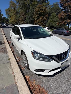 White 2018 Nissan Sentra S