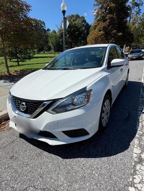 White 2018 Nissan Sentra S