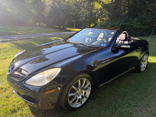 Black 2007 Mercedes-Benz SLK-Class SLK350 Roadster