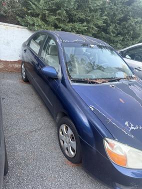 Blue 2008 Kia Spectra EX