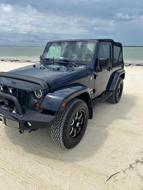 Blue 2013 Jeep Wrangler Sahara