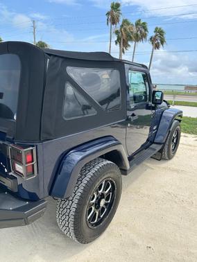 Blue 2013 Jeep Wrangler Sahara