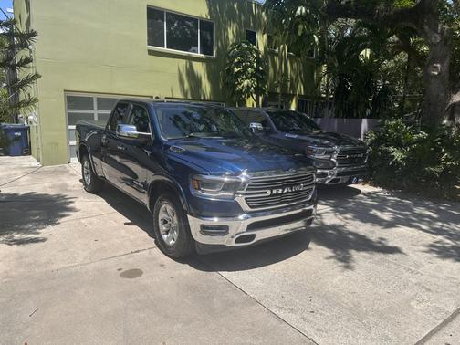 Blue 2020 RAM 1500 Laramie