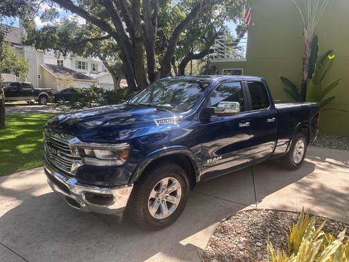 Blue 2020 RAM 1500 Laramie