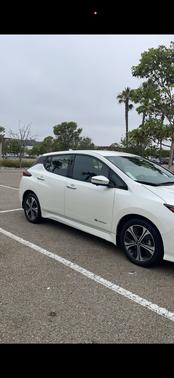 White 2019 Nissan Leaf SL PLUS