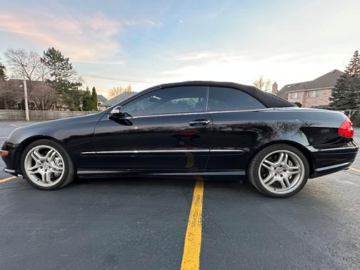 Black 2006 Mercedes-Benz CLK-Class 55 AMG Cabriolet