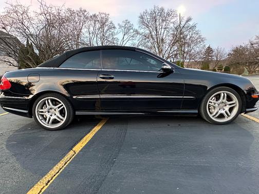 Black 2006 Mercedes-Benz CLK-Class 55 AMG Cabriolet