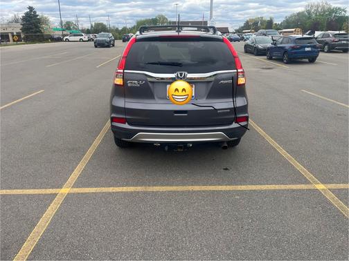 Gray 2016 Honda CR-V Touring