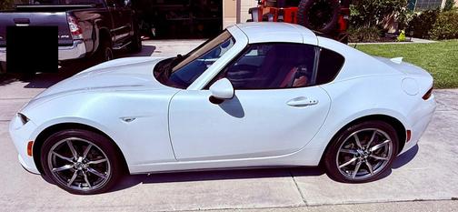 White 2022 Mazda MX-5 Miata RF Grand Touring