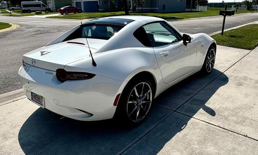White 2022 Mazda MX-5 Miata RF Grand Touring