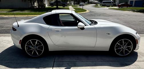 White 2022 Mazda MX-5 Miata RF Grand Touring