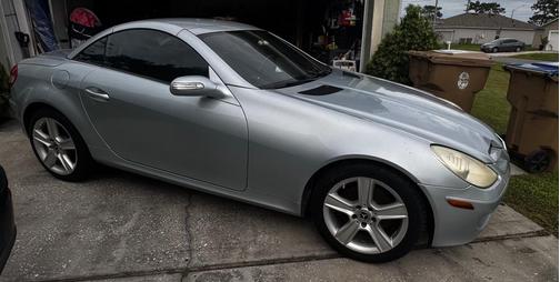Silver 2007 Mercedes-Benz SLK-Class SLK280 Roadster
