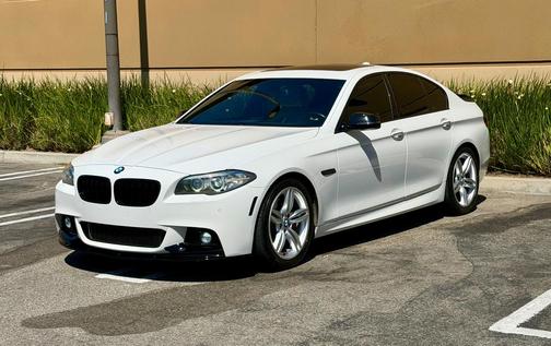 White 2015 BMW 550 i