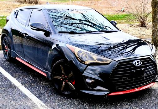 Black 2014 Hyundai Veloster Turbo