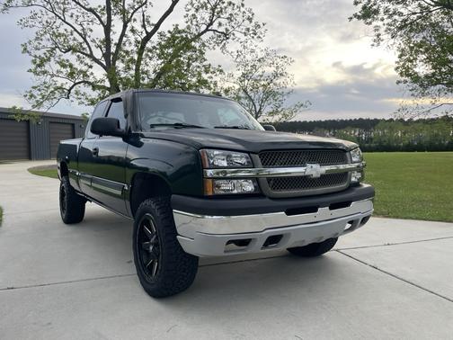 Green 2003 Chevrolet Silverado 1500 LT Extended Cab