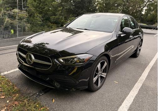 Black 2025 Mercedes-Benz C-Class C 300 4MATIC