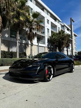 Black 2021 Porsche Taycan Taycan 4S