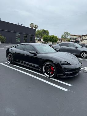 Black 2021 Porsche Taycan Taycan 4S
