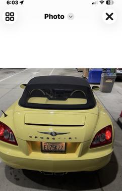 Yellow 2005 Chrysler Crossfire Limited